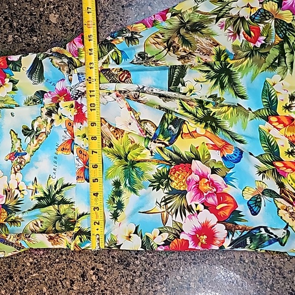 Adorable Hawaiian print dress by Rampage like new - Picture 9 of 11